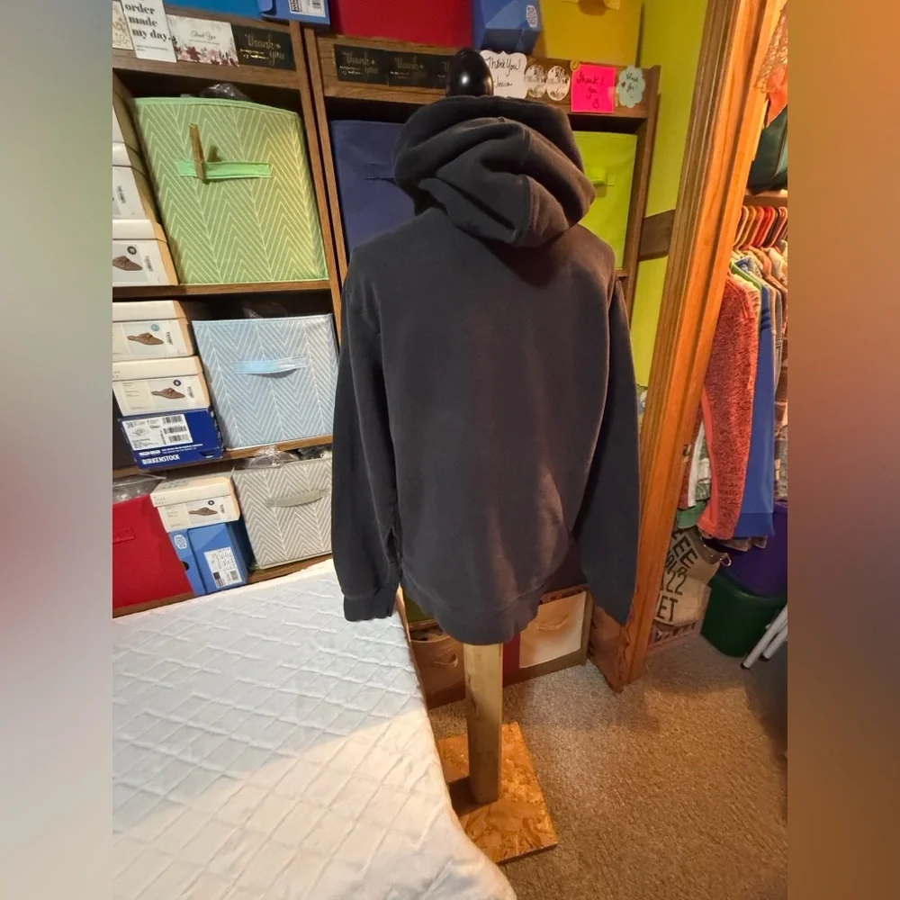 The North Face Men's Black and White Logo Hoodie